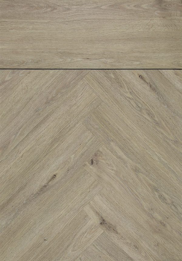 The Ossis 7260-2 herringbone PVC floor allows you to create a sense of dynamism in any space. The light pattern ensures a timeless and luxurious look in your interior.