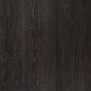 This high quality and particularly strong floor is made of 3mm thick PVC and features a top layer of 07 mm The 19011 PVC floor has a wood design and a dark colour